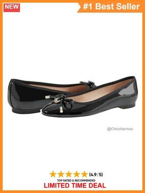Women's Ballet Flats Slip-On Bow Detail Cushioned Footbed Shoes